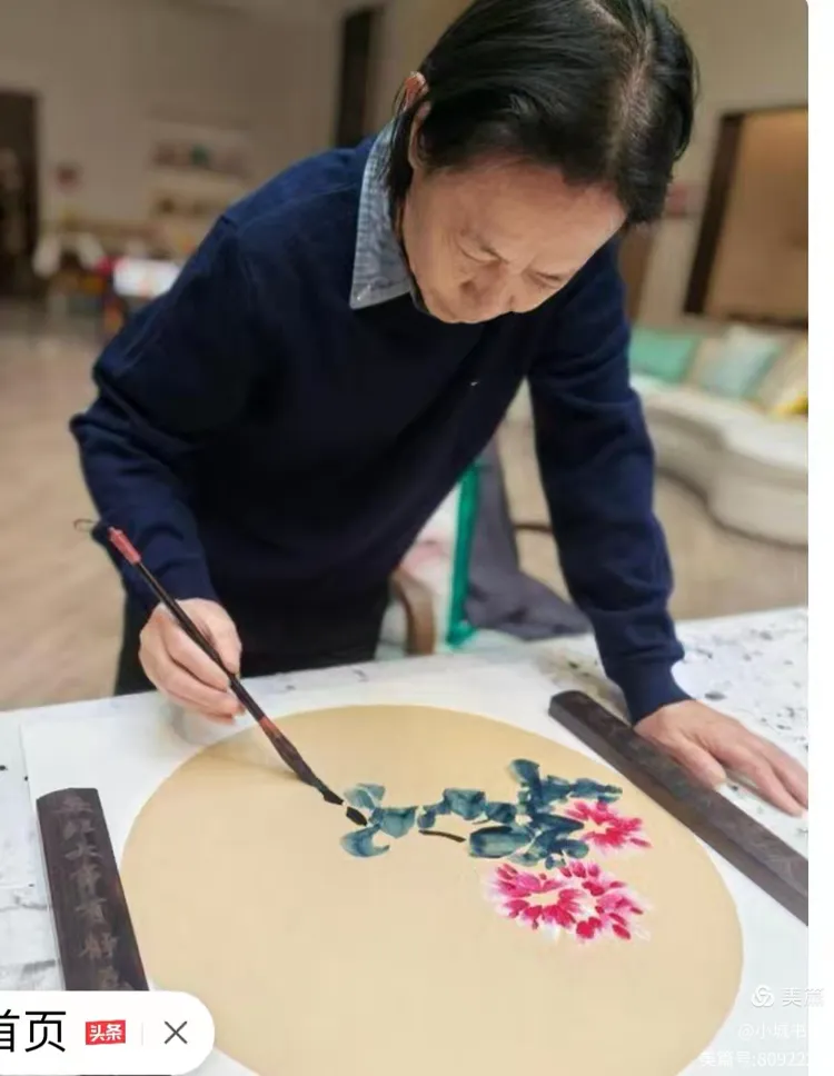 市文旅局离退休工作处处长李兆坤,岛城著名书画家冯友青,孙俊英,李青